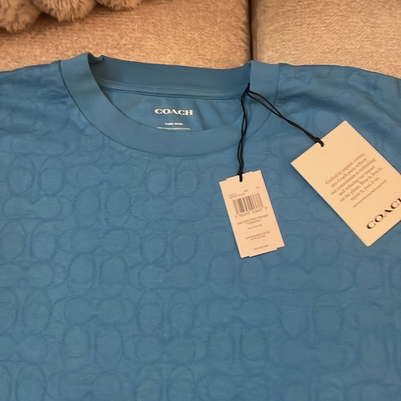 NWT 💐 Coach GORGEOUS Color Over sized  Shirt top Size XL💙 New $178 - Picture 7 of 9